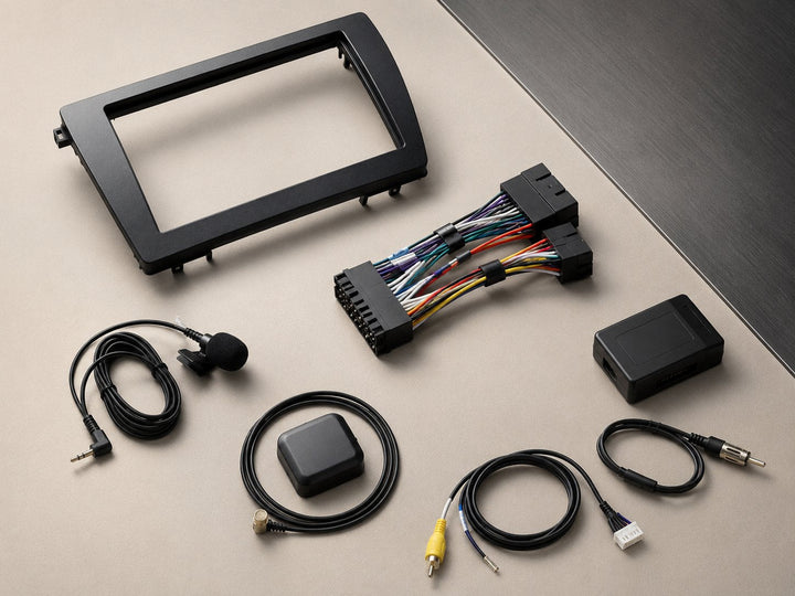 Inbouwframe voor een autoradio