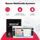 Boscer multimediasysteem: 7 inch scherm, draadloos CarPlay en Android Auto, 4+64GB
