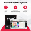 Boscer multimediasysteem: 7 inch scherm, draadloos CarPlay en Android Auto, 6+128GB