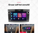 Boscer Autoradio - Geschikt voor Opel - Android 15 - Apple Carplay & Android Auto (Draadloos) - 7 Inch HD Touchscreen - GPS, Bluetooth, USB, SD & MP5 - Navigatiesysteem - Demontagesleutels, Achteruitrijcamera & Microfoon