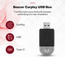Boscer Carplay & Android Auto Dongle - Draadloos Apple Carplay & Android Auto - 2 in 1 Carplay Dongle - USB-A & USB-C - Te gebruiken met ingebouwde Apple Carplay & Android Auto - Vernieuwd 2025 Model - Extra klein formaat
