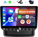 Boscer 2 Din Autoradio - Geschikt voor Renault Trafic, Opel Vivaro & Nissan Primastar (2010-2014) - Draadloos Apple CarPlay & Android Auto - Vernieuwd Bedieningspaneel - 10.1 Inch HD Touchscreen - WiFi & Bluetooth - Achteruitrijcamera & Microfoon