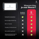 Boscer Autoradio 2Din Universeel - Android 10 - Apple Carplay & Android Auto - 9 Inch HD Touchscreen - GPS Navigatiesysteem - 2+32GB - Externe Microfoon & Achteruitrijcamera