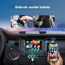 Boscer Carplay & Android Auto Dongle - Draadloos Apple Carplay & Android Auto - 2 in 1 Carplay Dongle - USB-A & USB-C - Te gebruiken met ingebouwde Apple Carplay & Android Auto - Vernieuwd 2025 Model - Extra klein formaat