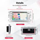 Boscer Autoradio Geschikt voor Ford Focus, S-Max, Mondeo, Galaxy, C-Max & Kuga - Android 15 - 6+128GB - 7 Inch HD Touchscreen - Apple Carplay & Android Auto - Bluetooth, USB, Wifi & MP5 - Navigatiesysteem - Zilver - Achteruitrijcamera & Microfoon