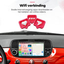 Boscer Autoradio Geschikt voor Fiat 500 2007-2015 - Apple Carplay & Android Auto (draadloos) - 6+128GB - Android 15 - 7 Inch HD IPS Touchscreen - GPS Navigatiesysteem - Bluetooth, USB, WiFi & MP5 - Zwart - Achteruitrijcamera & Microfoon