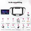 Boscer 2 Din Autoradio - Geschikt voor Hyundai i10 2008-2013 - Draadloos Apple CarPlay & Android Auto - Vernieuwd Bedieningspaneel - 9 Inch HD Touchscreen - Android 15 - 4+64GB - GPS - WiFi, Bluetooth & USB - Achteruitrijcamera & Microfoon