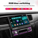 Boscer 1Din Autoradio - Android 15 - Apple Carplay & Android Auto (Draadloos) - 2+64GB - 7 Inch IPS HD Handmatig Klapscherm - Navigatiesysteem - Bluetooth, Aux, USB, SD & MP5 - GPS - WIFI - Achteruitrijcamera & Microfoon