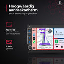 Boscer Autoradio 2Din Universeel - Android 10 - Apple Carplay & Android Auto - 9 Inch HD Touchscreen - GPS Navigatiesysteem - 2+32GB - Externe Microfoon & Achteruitrijcamera