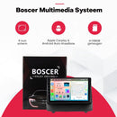 Boscer 2 Din Autoradio - Geschikt voor Ford Fiesta (2009-2014) - Draadloos Apple CarPlay & Android Auto - 9 Inch HD Touchscreen - Android 15 - 6+128GB - GPS Navigatie - WiFi, Bluetooth & USB - Achteruitrijcamera & Microfoon