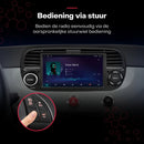 Boscer Autoradio - Geschikt voor Fiat 500 2007-2015 - Android 13 - Apple Carplay & Android Auto (Draadloos) - 2+32GB - 7 Inch HD Touchscreen - GPS Navigatiesysteem - Zwart - Achteruitrijcamera & Microfoon - 2025 Model