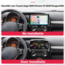 Boscer 2 Din Android 15 Autoradio - Geschikt voor Toyota Aygo, Citroën C1 & Peugeot 108 (2014-2021) - Draadloos Apple Carplay & Android Auto - 6+128GB - 9 Inch HD IPS Touchscreen - GPS - WIFI, Bluetooth & USB - Achteruitrijcamera & Microfoon