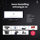 Boscer Smart HD Navigatiesysteem PRO - 10.26 Inch Touchscreen - Android 13 4+64GB - Apple Carplay & Android Auto (Draadloos) - Google PlayStore - FM Transmitter - Touchscreen - Bluetooth, SD, USB, Aux, GPS & WiFi - Autoradio - AHD Achteruitrijcamera