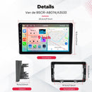 Boscer 2 Din Autoradio - Geschikt voor Fiat Panda (2003-2012) - Draadloos Apple CarPlay & Android Auto - 9 Inch HD Touchscreen - Android 15 - 6+128GB - GPS Navigatie - WiFi, Bluetooth & USB - Achteruitrijcamera & Microfoon