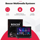 Boscer 2 Din Autoradio - Geschikt voor Ford Fiesta (2009-2014) - Draadloos Apple CarPlay & Android Auto - Vernieuwd Bedieningspaneel - 9 Inch HD Touchscreen - Android 15 - 4+64GB - WiFi, Bluetooth & USB - Camera & Microfoon
