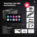 Boscer Autoradio 2Din Universeel - Android 13 - Apple Carplay & Android Auto - 9 Inch HD Touchscreen - GPS Navigatiesysteem - 2+64GB - Microfoon & Achteruitrijcamera