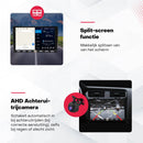 Boscer Android 15 Autoradio - Geschikt voor Fiat Panda (2003-2012) - 9 inch HD IPS Touchscreen - 4+64GB - Draadloze Apple CarPlay & Android Auto - GPS Navigatie - WIFI, Bluetooth & USB - Inclusief Microfoon & AHD Achteruitrijcamera