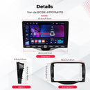 Boscer Autoradio - Geschikt voor Toyota Aygo, Citroën C1 & Peugeot 108 (2015–2020) - 4+64GB Android 15 - 9 Inch HD Touchscreen (1280x720) - Draadloze Apple CarPlay & Android Auto - GPS, WiFi & Bluetooth - Camera & Microfoon