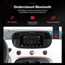Boscer Autoradio - Geschikt voor Fiat 500 2007-2015 - Android 13 - Apple Carplay & Android Auto (Draadloos) - 2+32GB - 7 Inch HD Touchscreen - GPS Navigatiesysteem - Wit - Achteruitrijcamera & Microfoon - 2025 Model