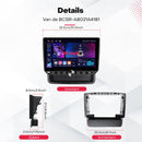 Boscer 2 Din Autoradio - Geschikt voor Renault Trafic, Opel Vivaro & Nissan Primastar (2010-2014) - Draadloos Apple CarPlay & Android Auto - Vernieuwd Bedieningspaneel - 10.1 Inch HD Touchscreen - WiFi & Bluetooth - Achteruitrijcamera & Microfoon