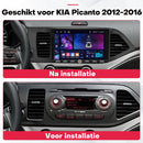Boscer 2 DIN Android 15 Autoradio - Geschikt voor Kia Picanto (2011–2017) - Draadloos Apple Carplay & Android Auto - 9 inch HD IPS Touchscreen - 4+64GB - GPS Navigatie - WIFI, Bluetooth & USB - Achteruitrijcamera & Microfoon