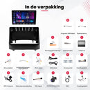 Boscer 2 Din Autoradio - Geschikt voor Ford Fiesta (2009-2014) - Draadloos Apple CarPlay & Android Auto - Vernieuwd Bedieningspaneel - 9 Inch HD Touchscreen - Android 15 - 4+64GB - WiFi, Bluetooth & USB - Camera & Microfoon