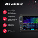 Boscer Autoradio 2Din Universeel - Android 10 - Apple Carplay & Android Auto - 9 Inch HD Touchscreen - GPS Navigatiesysteem - 2+32GB - Externe Microfoon & Achteruitrijcamera