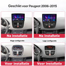 Boscer Android 15 Autoradio - Geschikt voor Peugeot 207 2006-2015 - 4+64GB - 9 inch HD IPS Touchscreen - Draadloze Apple CarPlay & Android Auto - GPS Navigatie - Bluetooth, USB & MP5 - Microfoon & AHD Achteruitrijcamera