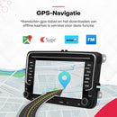 Boscer Autoradio Geschikt voor Volkswagen, Skoda & Seat - Apple Carplay & Android Auto - Android 15 - 4+64GB - 7 Inch IPS HD Touchscreen - Bluetooth, USB, USB-C, Wifi & MP5 - Navigatiesysteem - Achteruitrijcamera & Microfoon - 2025 Model