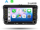 Boscer Autoradio - Geschikt voor Volkswagen, Skoda & Seat - Apple Carplay & Android Auto - Android 13 - 2+64GB - 7 Inch HD Touchscreen - Bluetooth, USB, Wifi & MP5 - Navigatiesysteem - Achteruitrijcamera & Microfoon
