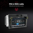 Boscer® Autoradio Geschikt voor Opel - Android 13 - Apple Carplay & Android Auto (Draadloos) - 2+64GB - 7 Inch HD Touchscreen - GPS, Bluetooth, USB, SD & MP5 - Navigatiesysteem - Grijs - Demontagesleutels, Achteruitrijcamera & Microfoon