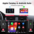 Boscer Autoradio 2Din Universeel - Apple Carplay & Android Auto (Draadloos) - Android 15 - 4+64GB - 9 Inch HD IPS Touchscreen - GPS Navigatiesysteem - USB, Bluetooth, WiFi & MP5 - Achteruitrijcamera & Microfoon