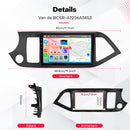 Boscer Autoradio geschikt voor Kia Picanto 2011-2017 | 9 inch CarPlay & Android Auto draadloos | Android 15 | 4+64GB