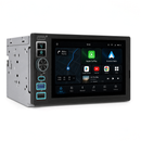 Boscer 1Din Autoradio Universeel - Apple Carplay & Android Auto (Draadloos) - Android 15 - 2+64GB - 6.9 Inch IPS HD Touchscreen - GPS Navigatiesysteem - Bluetooth, USB, USB-C, WIFI & MP5 - AHD Achteruitrijcamera & Microfoon hoofdfoto