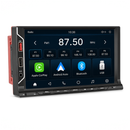 Boscer Autoradio 2Din Universeel - Apple Carplay & Android Auto (Draadloos) - 7 Inch HD Touchscreen - USB - Bluetooth - Externe Microfoon & Achteruitrijcamera hoofdfoto