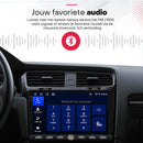 Boscer Autoradio 2Din Universeel - Apple Carplay & Android Auto (Draadloos) - Android 15 - 4+64GB - 9 Inch HD IPS Touchscreen - GPS Navigatiesysteem - USB, Bluetooth, WiFi & MP5 - Achteruitrijcamera & Microfoon