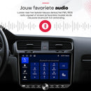 De universele radio uit deze set: Boscer 2DIN Android 15 Autoradio - 10.1 inch HD IPS Touchscreen - 4+64GB - Draad
