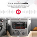 FM/RDS-radio en muziek via Bluetooth
