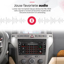 FM/RDS-radio en muziek via Bluetooth