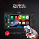 Boscer® Autoradio Geschikt voor Opel - Android 13 - Apple Carplay & Android Auto (Draadloos) - 2+64GB - 7 Inch HD Touchscreen - GPS, Bluetooth, USB, SD & MP5 - Navigatiesysteem - Grijs - Demontagesleutels, Achteruitrijcamera & Microfoon