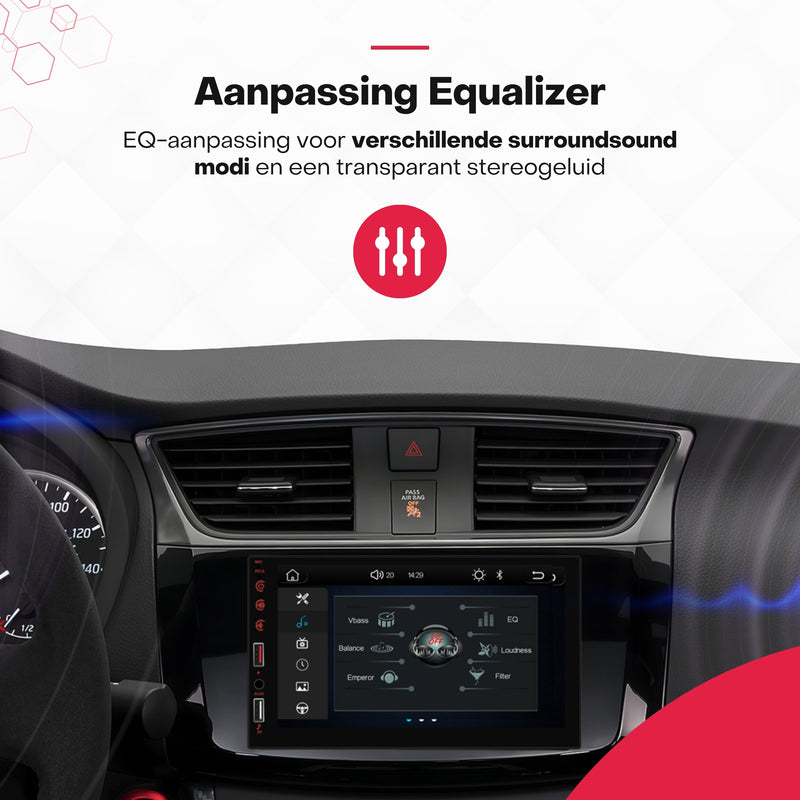 Boscer® Autoradio 2Din Universeel - Apple Carplay & Android Auto (Draadloos) - 7 Inch HD IPS Touchscreen - USB - AUX - Bluetooth - Toegang tot YouTube - Achteruitrijcamera - 2025 Model