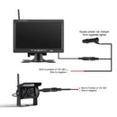 Boscer Achteruitrijcamera set Pro – Draadloos – 7 Inch HD Scherm (1024×600) – Dual 1080P Camera's – IP68 Waterdicht – BSD Dodehoek Detectie – Nachtzicht – Geschikt voor Auto, Bus, Camper, Caravan, Vrachtwagen & Landbouw – afbeelding 12