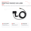 DAB+ USB adapter voor onder andere Boscer-radio’s met een Android-besturingssysteem