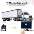 Boscer Achteruitrijcamera set Pro – Draadloos – 7 Inch HD Scherm (1024×600) – Dual 1080P Camera's – IP68 Waterdicht – BS