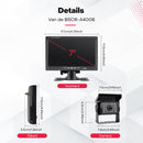 Boscer Achteruitrijcamera set Pro – Draadloos – 7 Inch HD Scherm (1024×600) – Dual 1080P Camera's – IP68 Waterdicht – BS