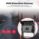 Boscer Achteruitrijcamera set Pro – Draadloos – 7 Inch HD Scherm (1024×600) – Dual 1080P Camera's – IP68 Waterdicht – BS