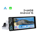 Boscer 1-DIN autoradio 6.9 inch met Apple CarPlay en Android Auto, 2+64GB, Android 15