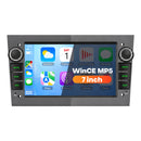 Boscer 7 inch autoradio grijs, geschikt voor Opel Astra, Corsa en Zafira - Boscer BSCR-A4647GR