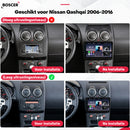 Voor en na: dashboard van de Nissan Qashqai 2006-2016 Low uitvoering met de Boscer autoradio