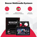 Boscer multimediasysteem: 9 inch scherm met draadloos CarPlay en Android Auto